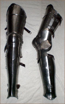Латная защита ног замка Чубург #3