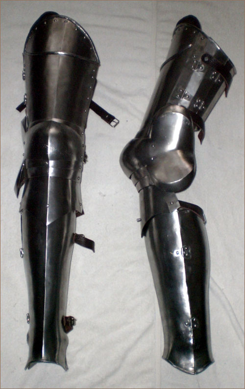 Латная защита ног замка Чубург #3